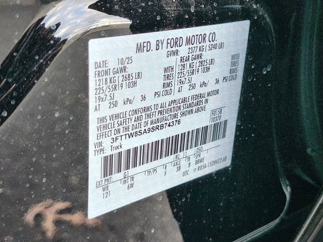 New 2025 Ford Maverick Lariat w/ Black Appearance Package image 32