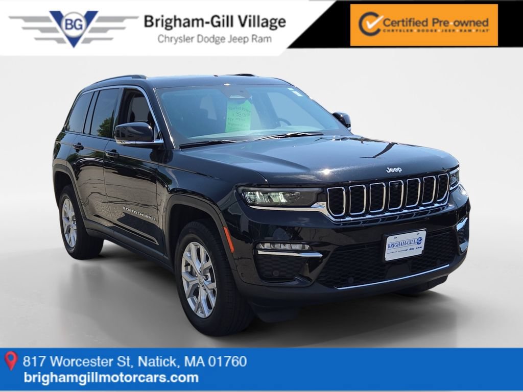 Certified 2023 Jeep Grand Cherokee Limited w/ Luxury Tech Group II