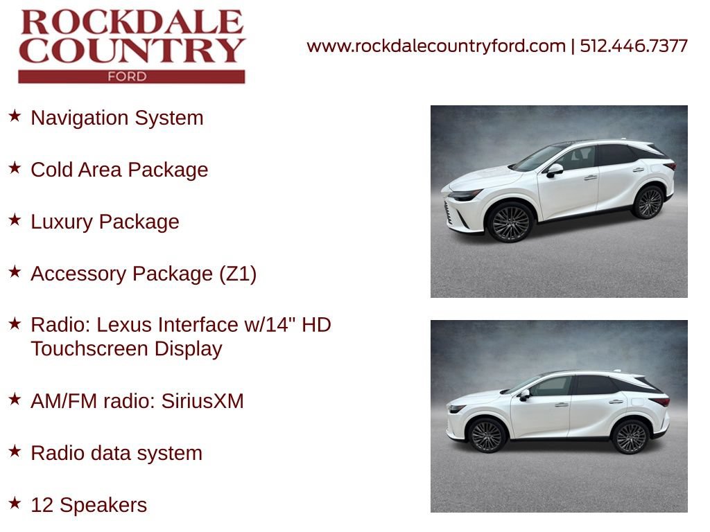 Used 2023 Lexus RX 350 FWD w/ Accessory Package (Z1) image 8