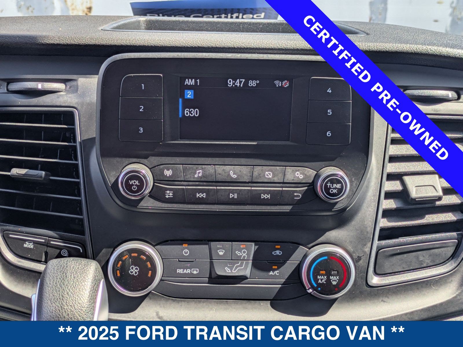 Certified 2025 Ford Transit 250 Low Roof w/ Exterior Upgrade Package RWD image 17