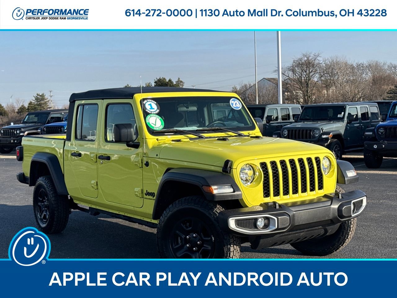 Used 2023 Jeep Gladiator Sport w/ Trailer Tow Package