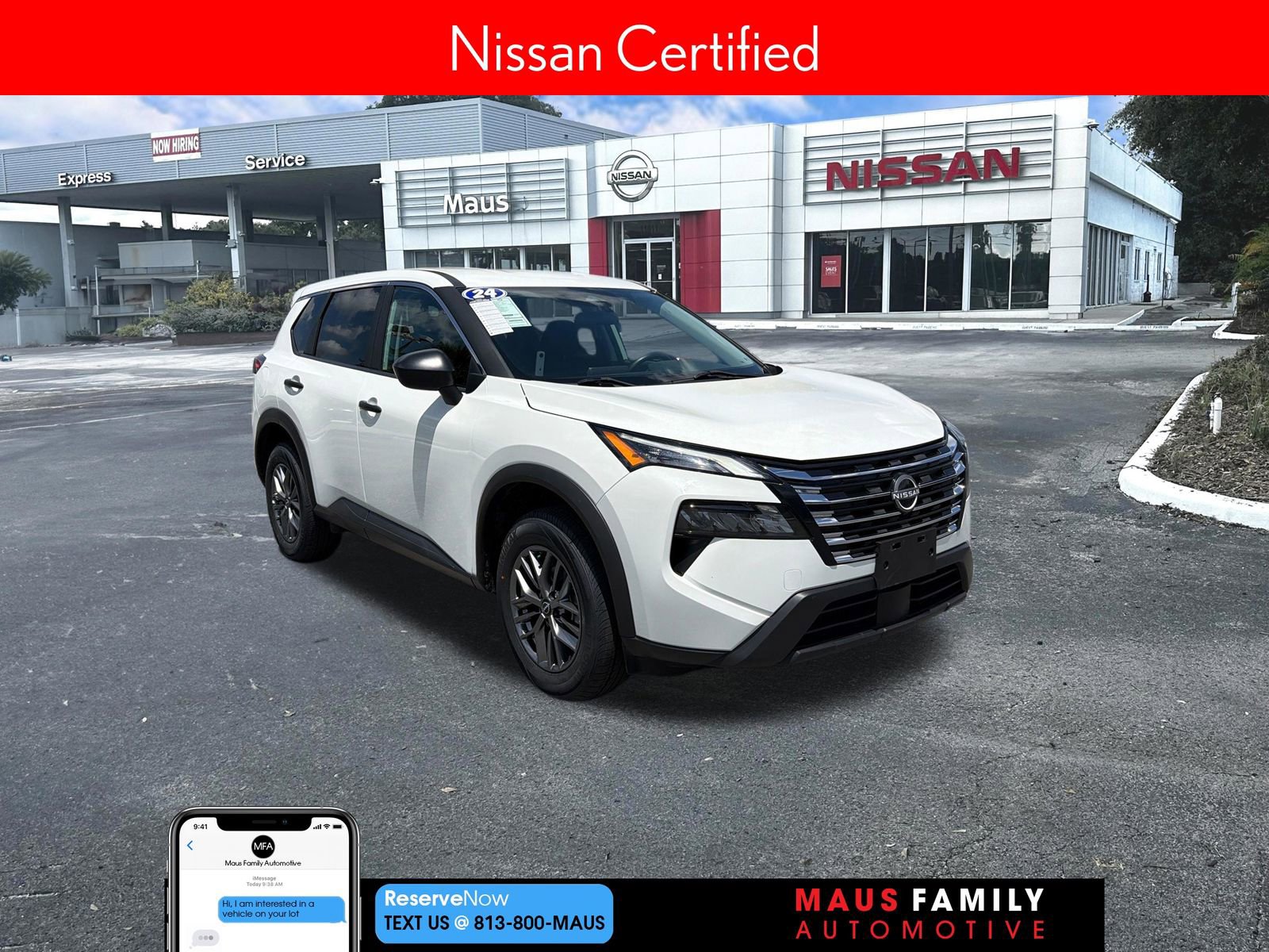 Certified 2024 Nissan Rogue S AWD/4WD image 1