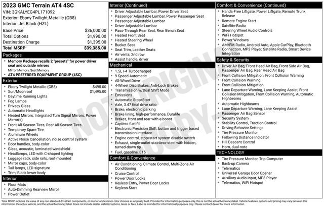 Used 2023 GMC Terrain AT4 image 15