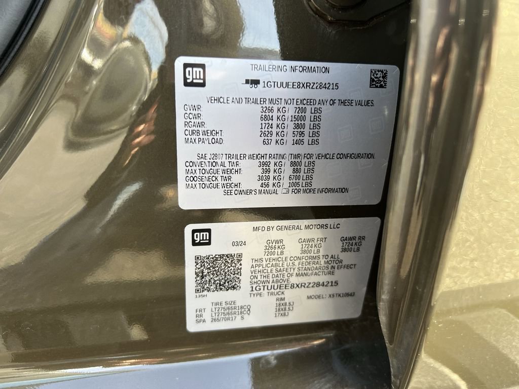 Certified 2024 GMC Sierra 1500 AT4 w/ AT4 Premium Package image 35