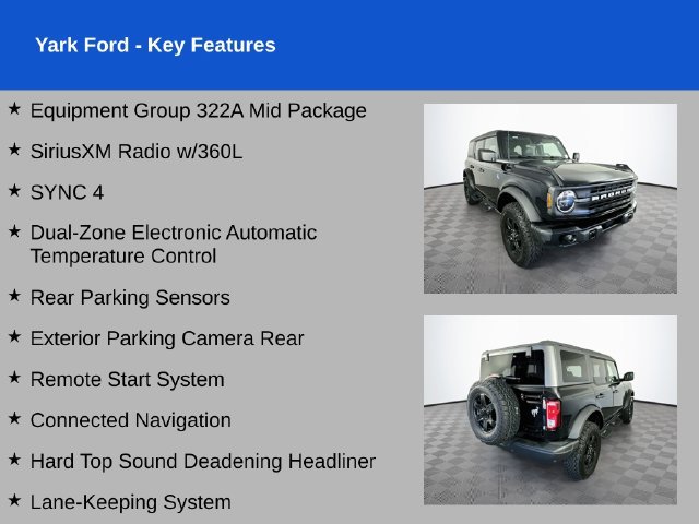 Certified 2024 Ford Bronco Black Diamond AWD/4WD image 2