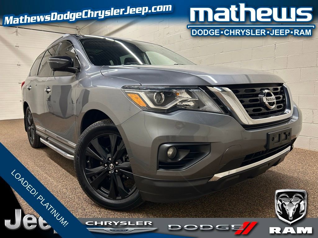 Used 2017 Nissan Pathfinder Platinum w/ Family Entertainment Package image 1