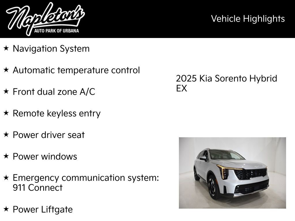 New 2025 Kia Sorento EX image 15
