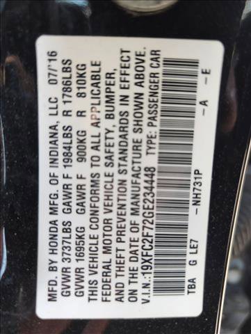 Used 2016 Honda Civic EX image 26