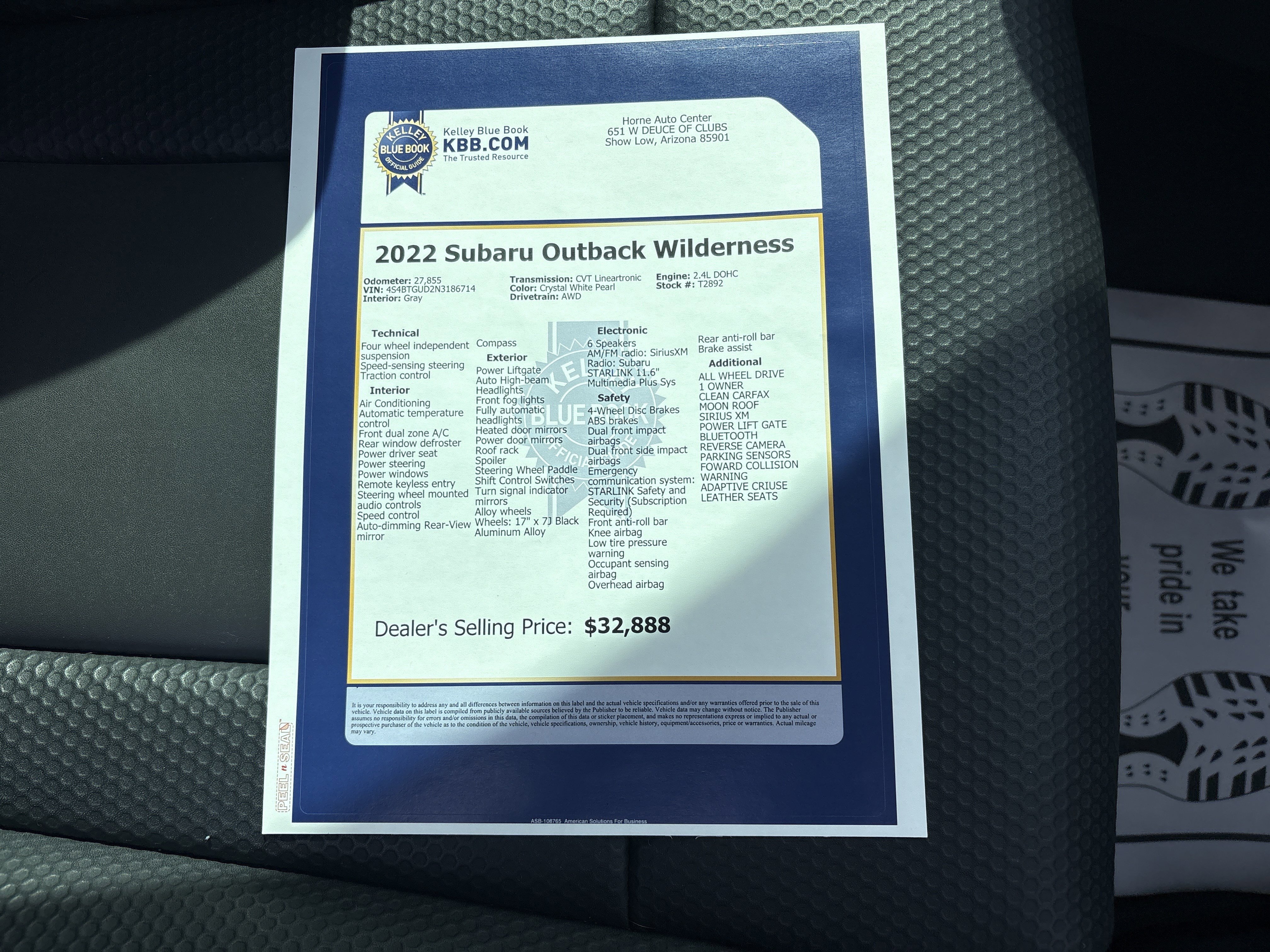 Used 2022 Subaru Outback Wilderness image 29