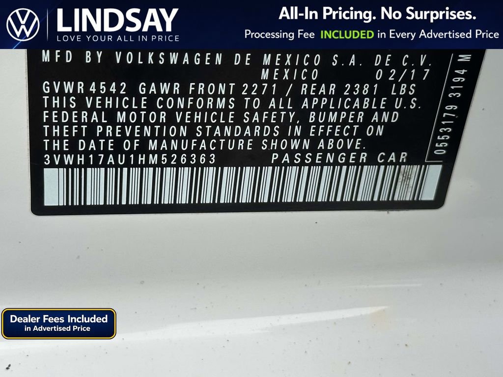 Used 2017 Volkswagen Golf Alltrack AWD/4WD image 26