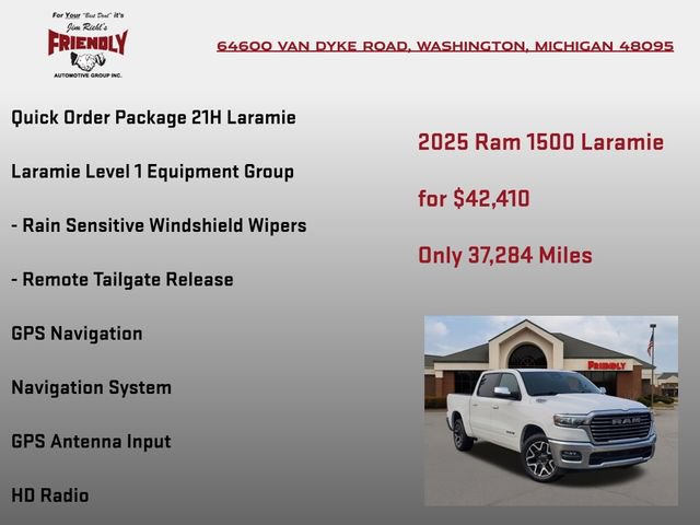 Used 2025 RAM 1500 Laramie AWD/4WD image 5