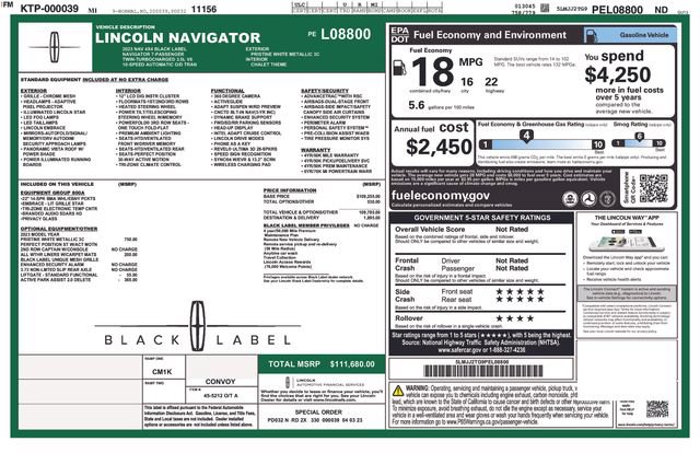 Used 2023 Lincoln Navigator Black Label AWD/4WD image 35