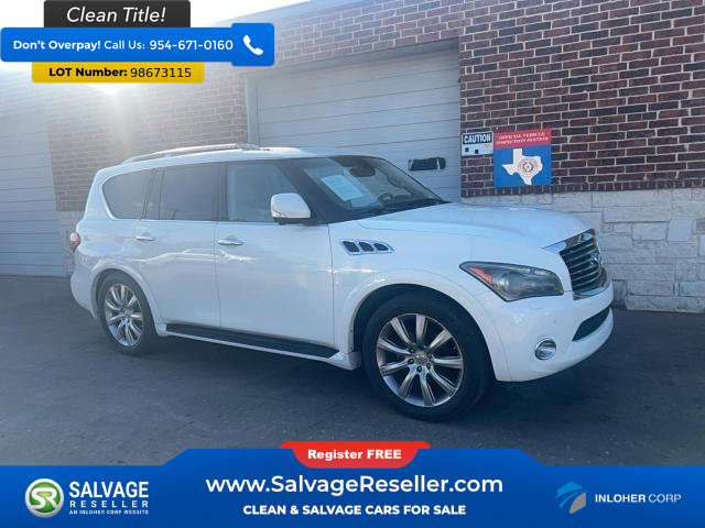 Used 2012 INFINITI QX56 2WD w/ Deluxe Touring Pkg