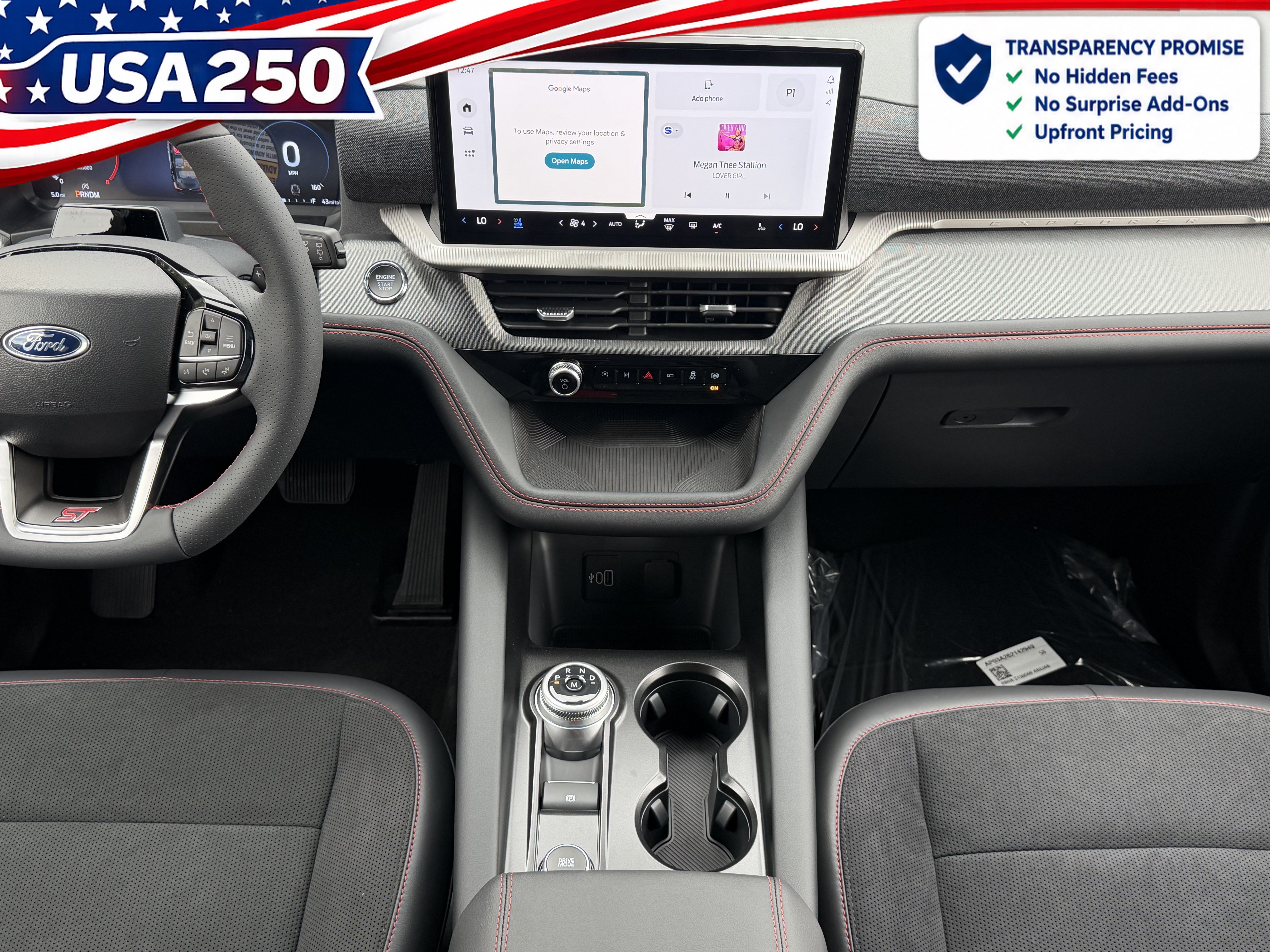 New 2026 Ford Explorer ST w/ Sun And Sound Package RWD image 14