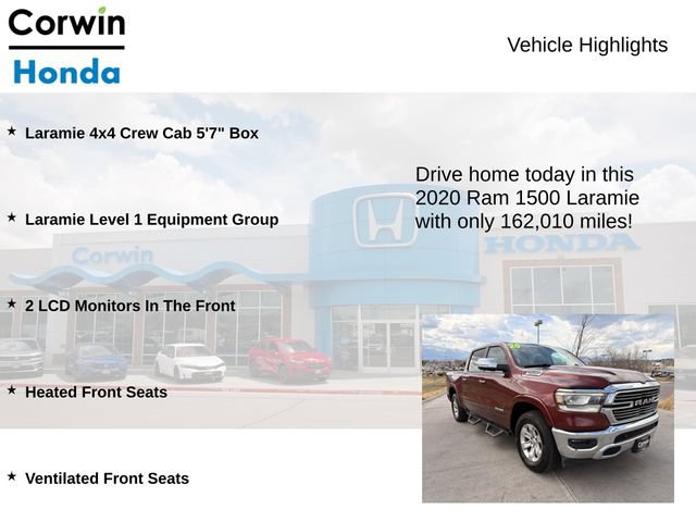 Used 2020 RAM 1500 Laramie AWD/4WD image 7