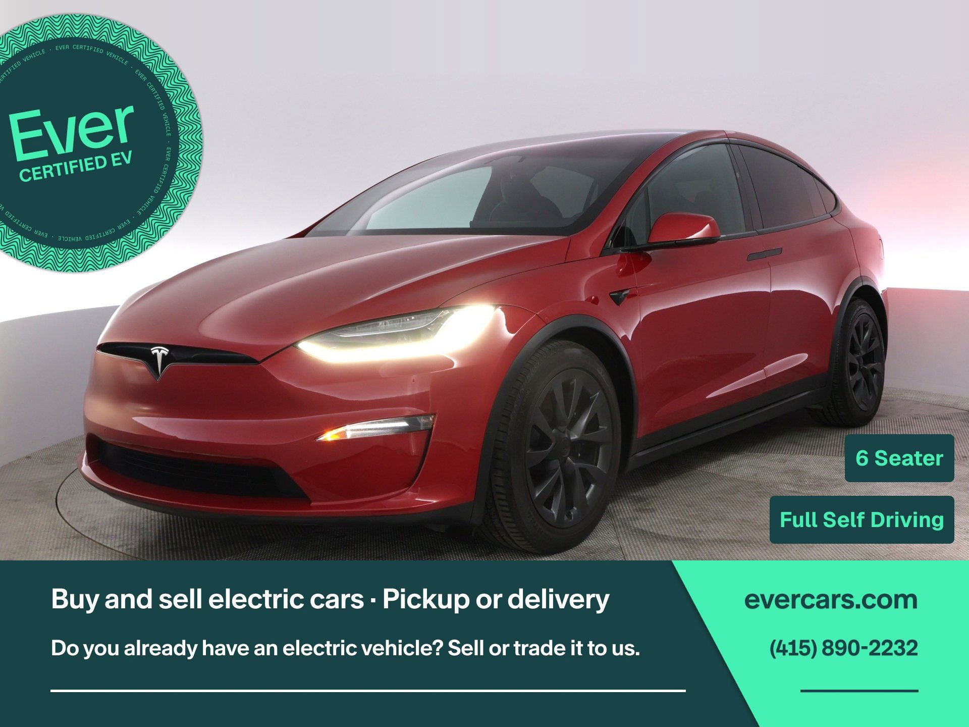 Used 2023 Tesla Model X Plaid AWD/4WD image 1