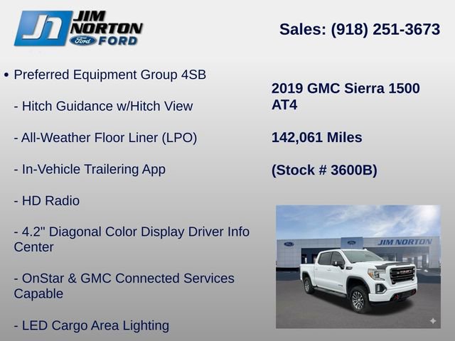 Used 2019 GMC Sierra 1500 AT4 w/ AT4 Premium Package image 39