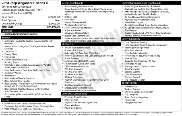 Used 2023 Jeep Wagoneer L Series II image 4