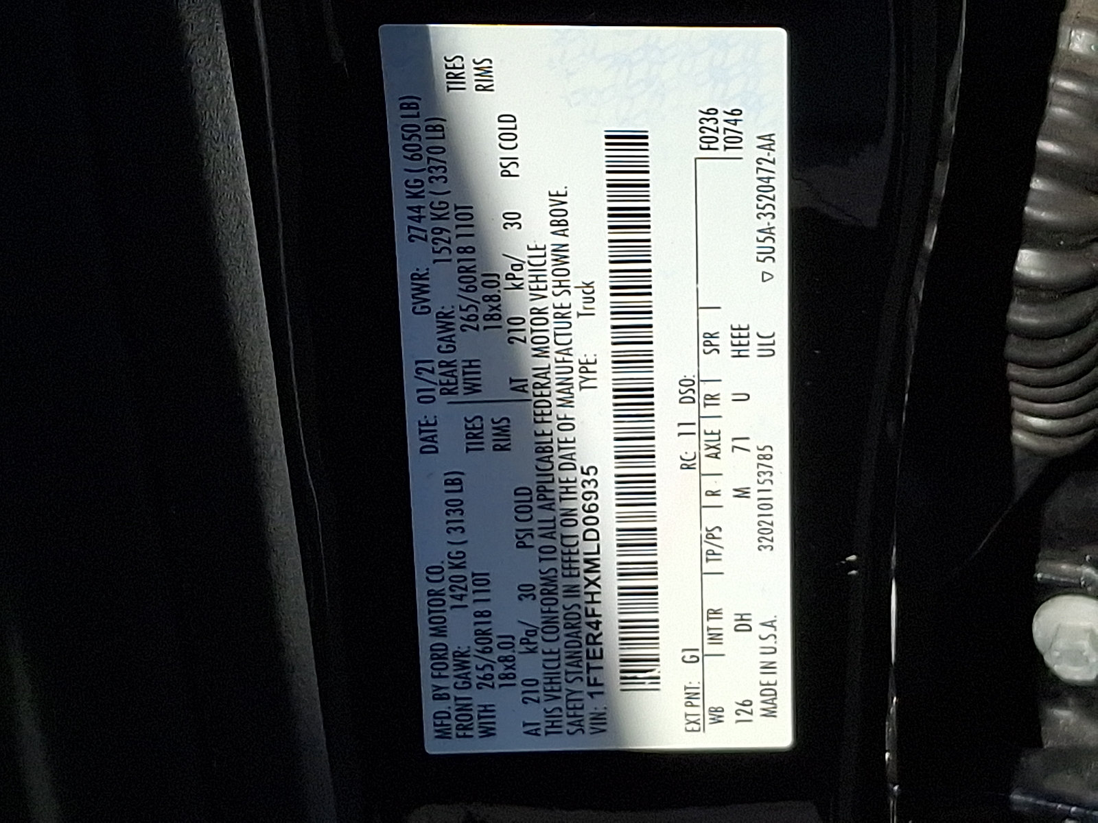 Used 2021 Ford Ranger Lariat w/ Trailer Tow Package AWD/4WD image 27