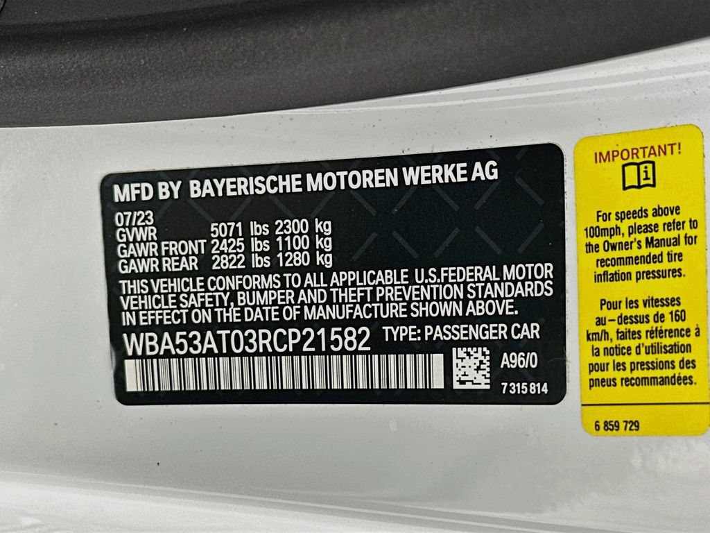 Used 2024 BMW M440i Convertible w/ Premium Package RWD image 32