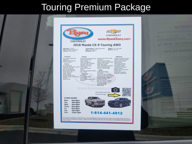 Used 2018 MAZDA CX-9 Touring w/ Touring Premium Package image 12