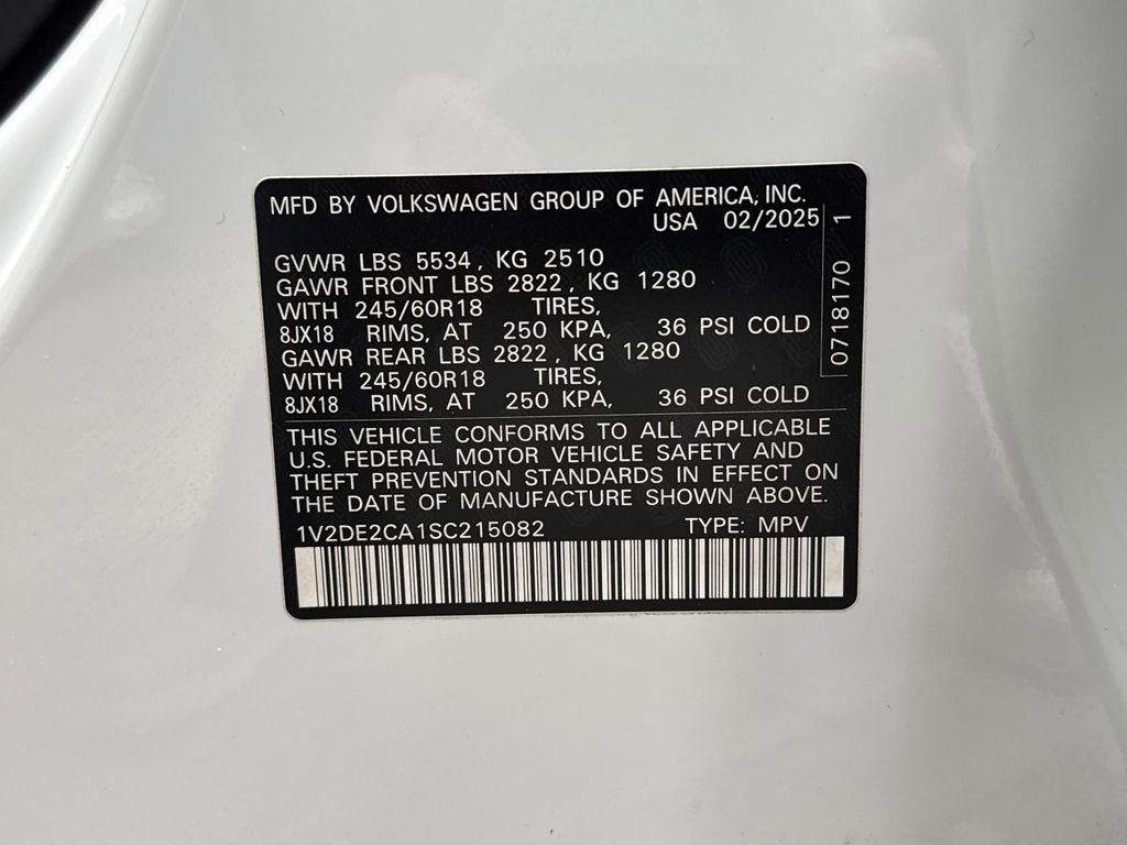 Used 2025 Volkswagen Atlas Cross Sport SE image 35