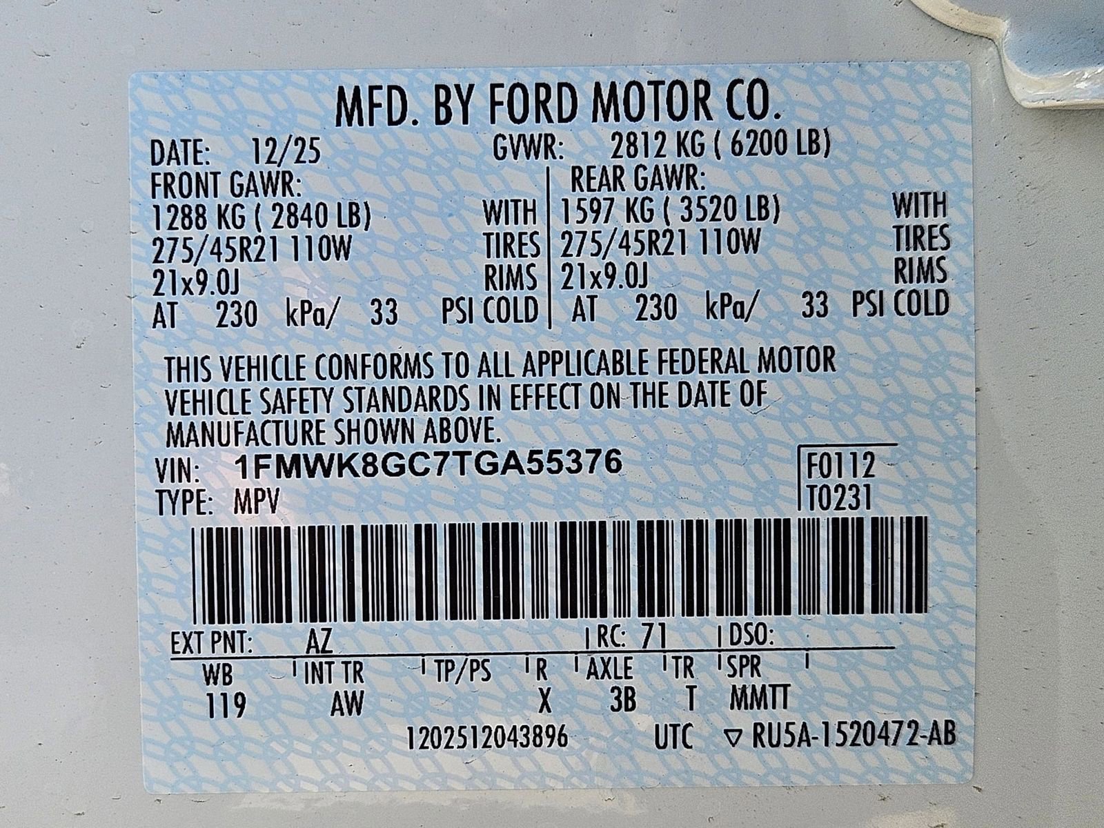 New 2026 Ford Explorer ST w/ Sun And Sound Package AWD/4WD image 24