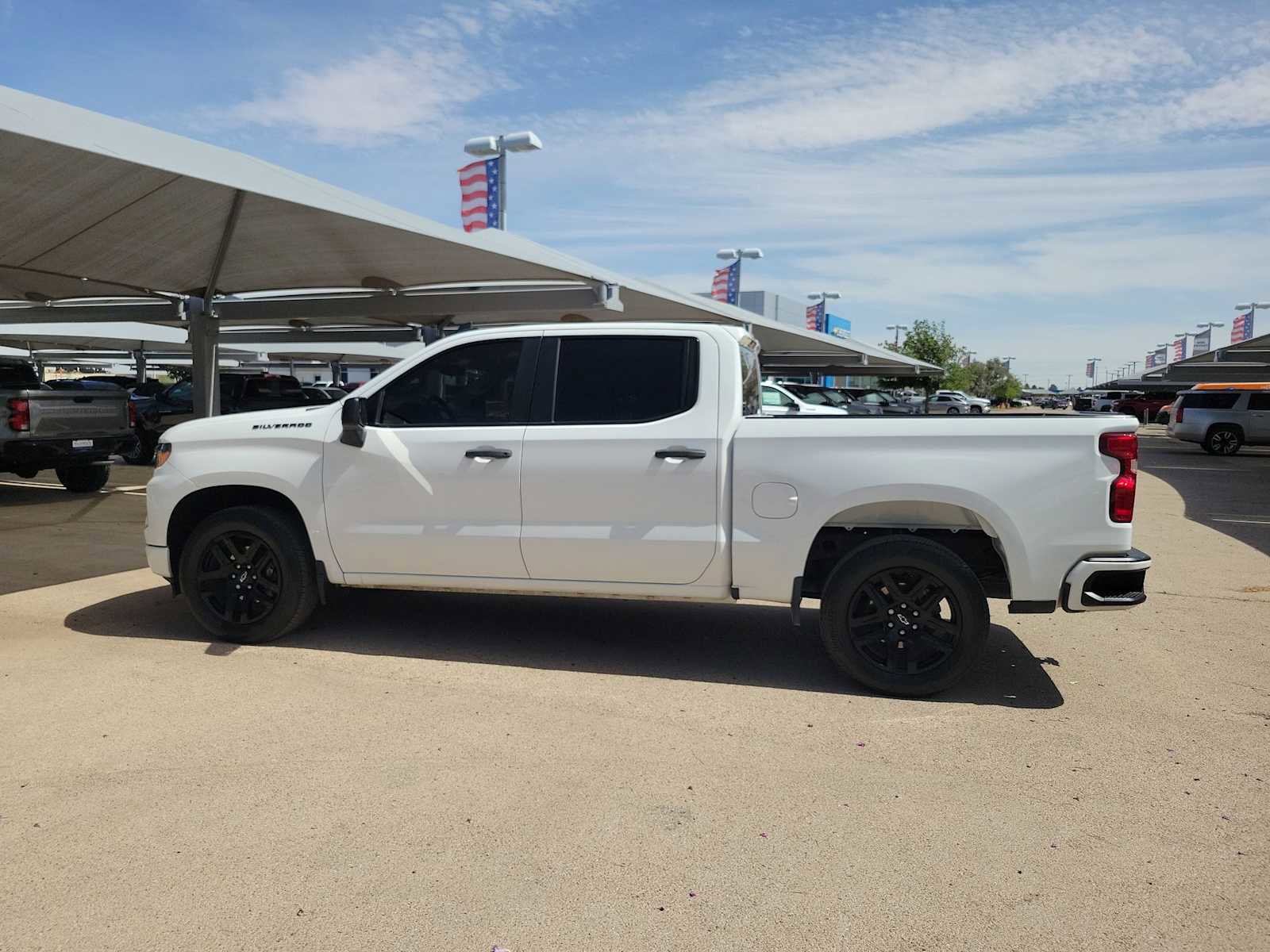 Used 2023 Chevrolet Silverado 1500 Custom w/ LPO, Dark Essentials Package RWD image 5