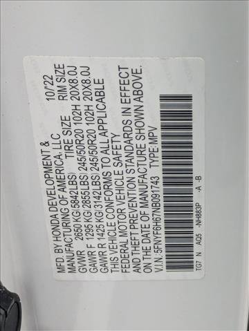 Used 2022 Honda Pilot Touring image 16