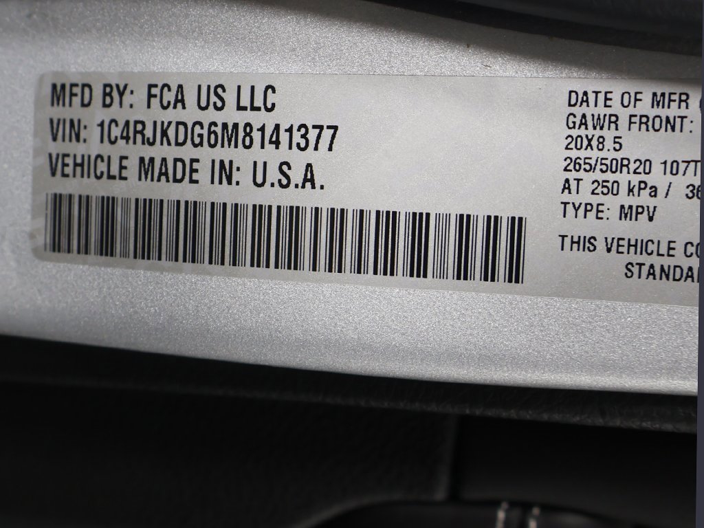 Used 2021 Jeep Grand Cherokee L Overland w/ Luxury Tech Group IV image 58