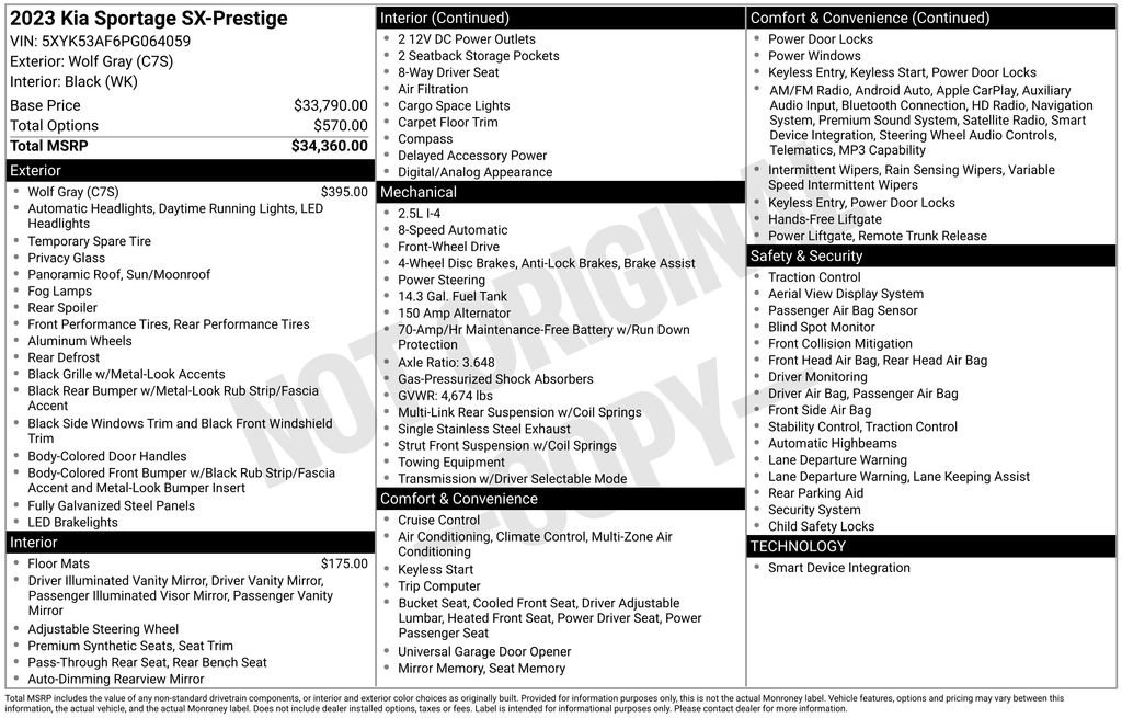 Used 2023 Kia Sportage SX image 5