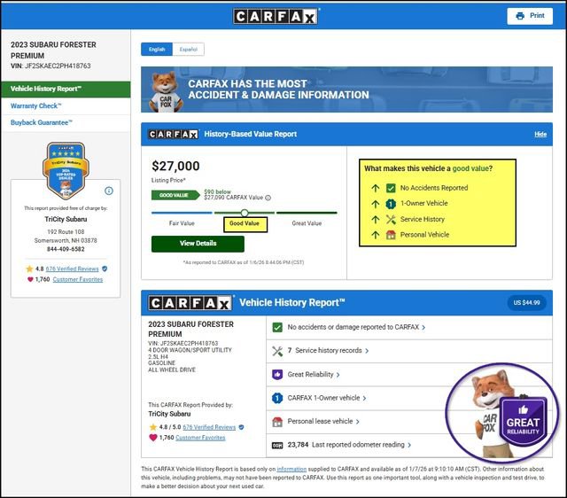 Used 2023 Subaru Forester Premium image 11