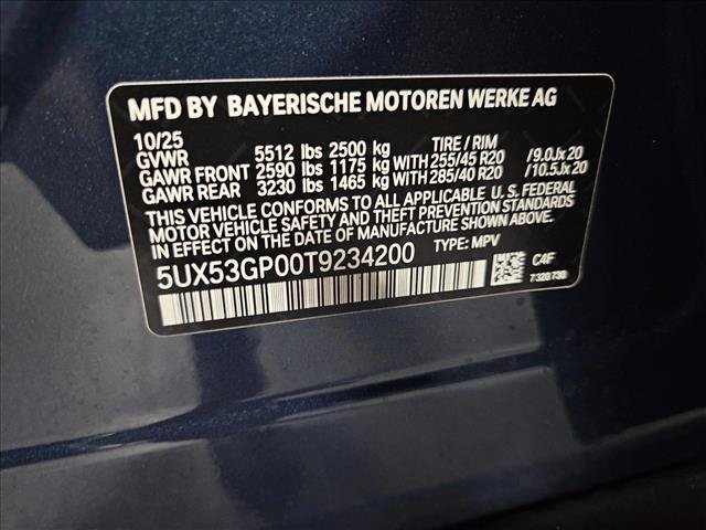 Certified 2026 BMW X3 xDrive30i w/ Premium Package AWD/4WD image 17