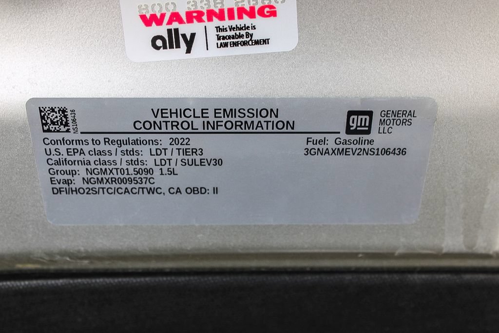Used 2022 Chevrolet Equinox RS FWD image 28