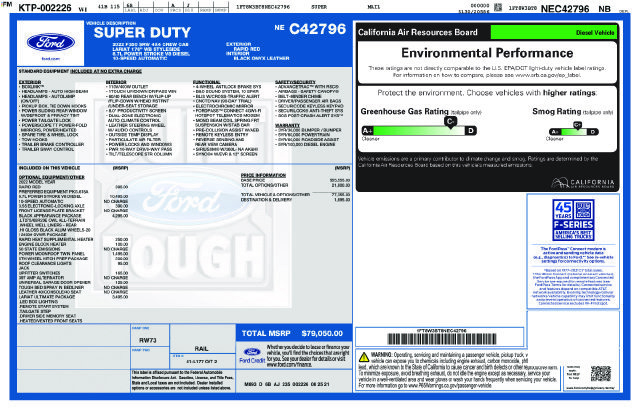 Used 2022 Ford F350 Lariat w/ Black Appearance Package AWD/4WD image 25