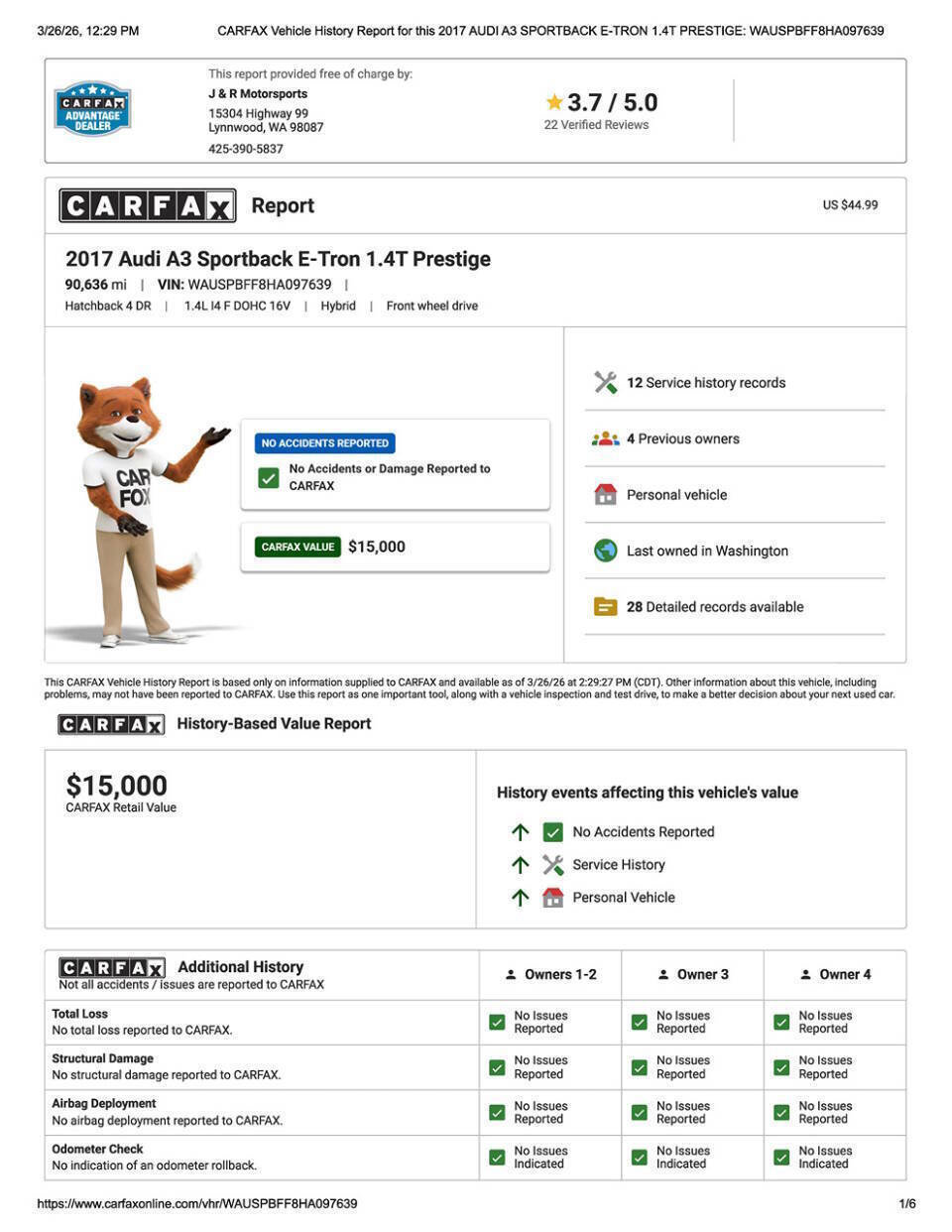 Used 2017 Audi A3 e-tron Prestige image 29