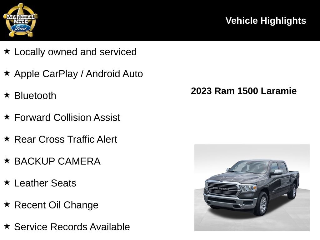 Used 2023 RAM 1500 Laramie AWD/4WD image 2