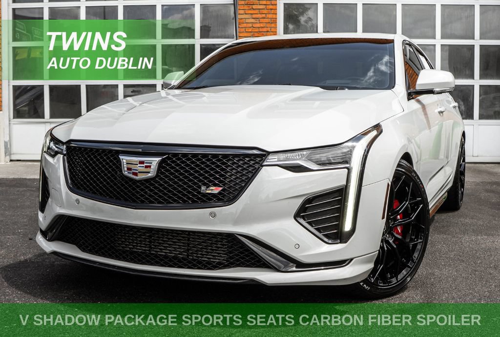 Used 2022 Cadillac CT4 V w/ Navigation Package RWD image 1