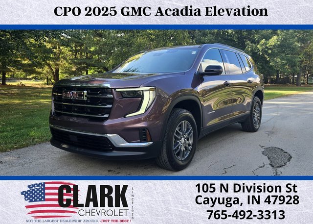 Certified 2025 GMC Acadia Elevation