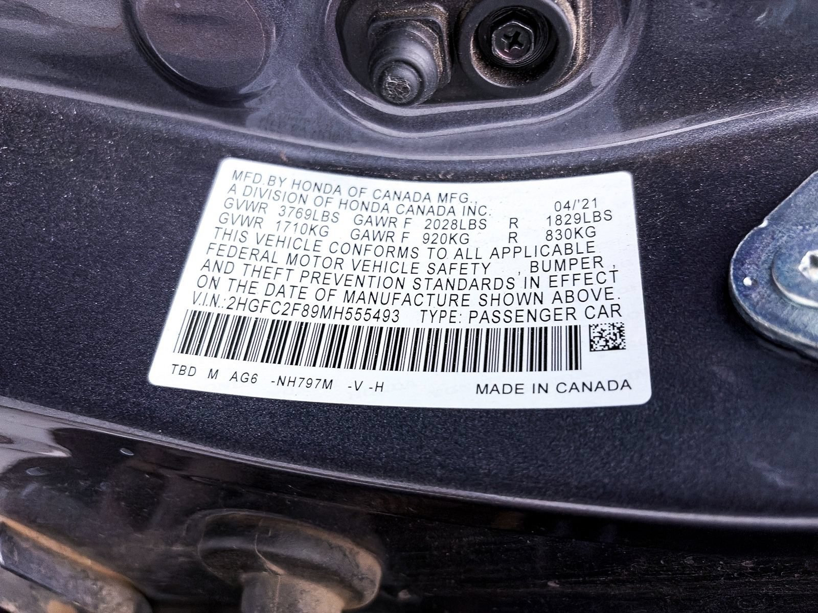 Used 2021 Honda Civic Sport image 32