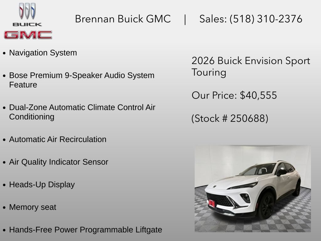 New 2026 Buick Envision Sport Touring AWD/4WD image 12