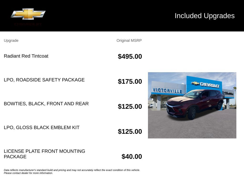 Used 2024 Chevrolet Blazer LT w/ LPO, Roadside Safety Package FWD image 5