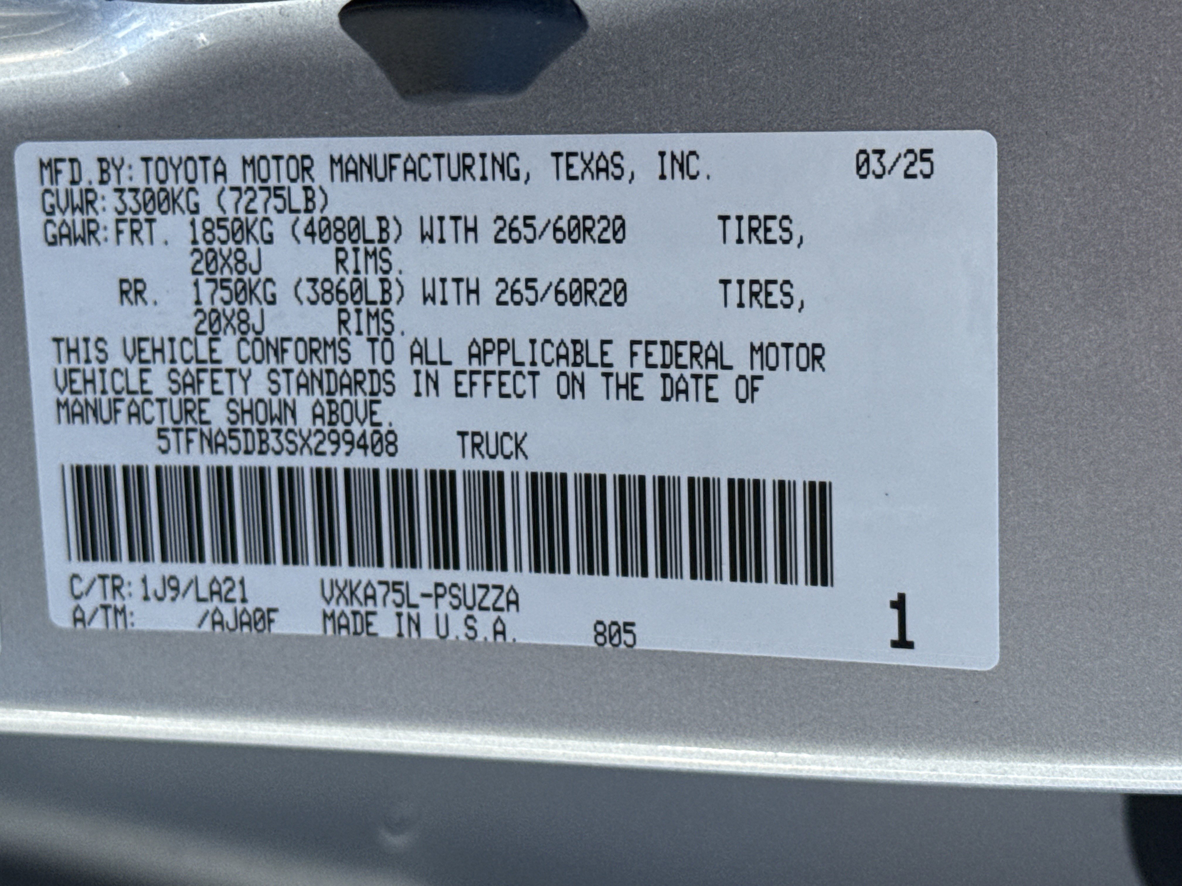 Used 2025 Toyota Tundra Platinum image 35