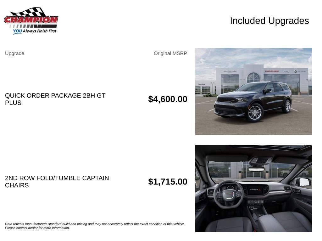 New 2026 Dodge Durango GT AWD/4WD image 6