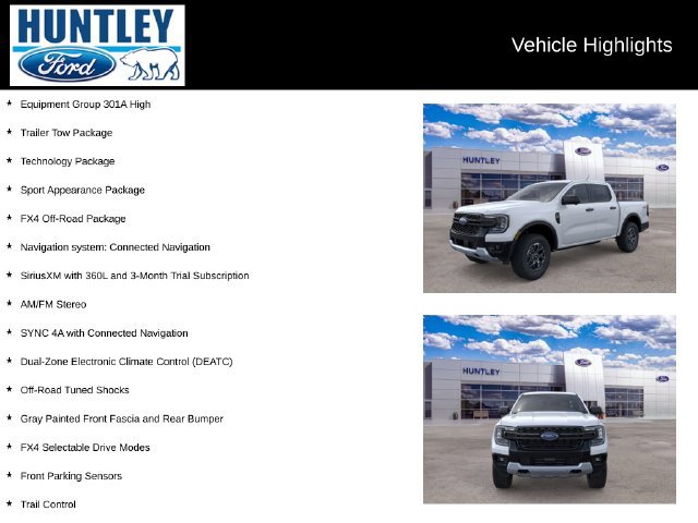 New 2026 Ford Ranger XLT w/ Equipment Group 301A High AWD/4WD image 2
