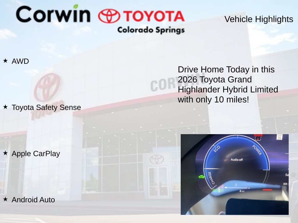 Used 2026 Toyota Grand Highlander AWD Hybrid image 8