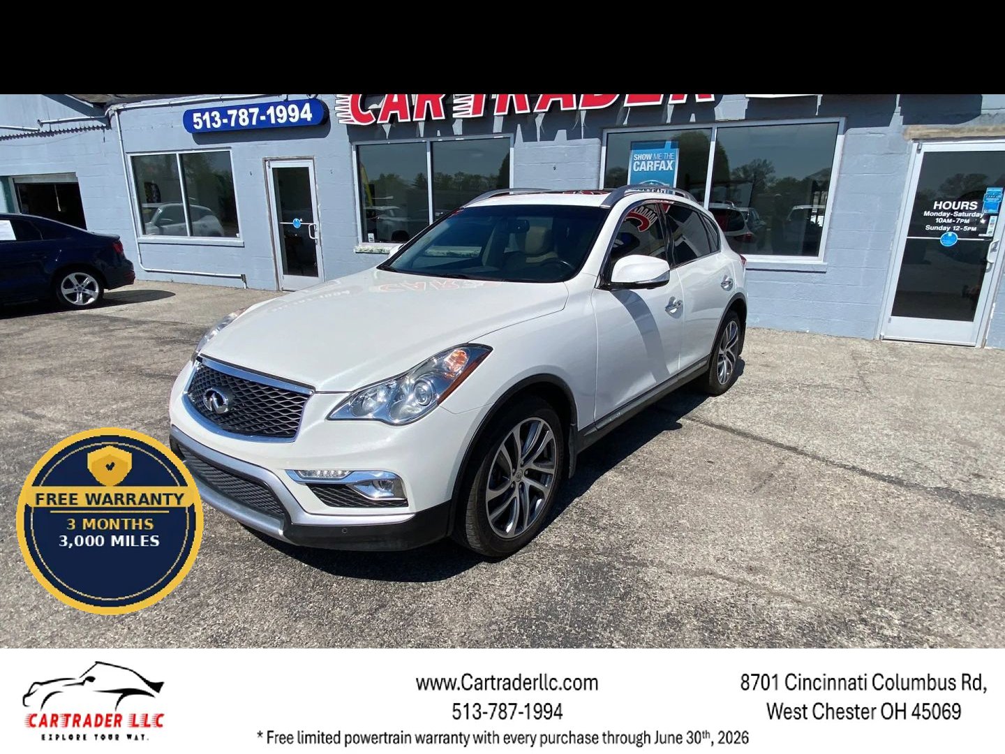 Used 2017 INFINITI QX50 2WD w/ Premium Plus Package image 1