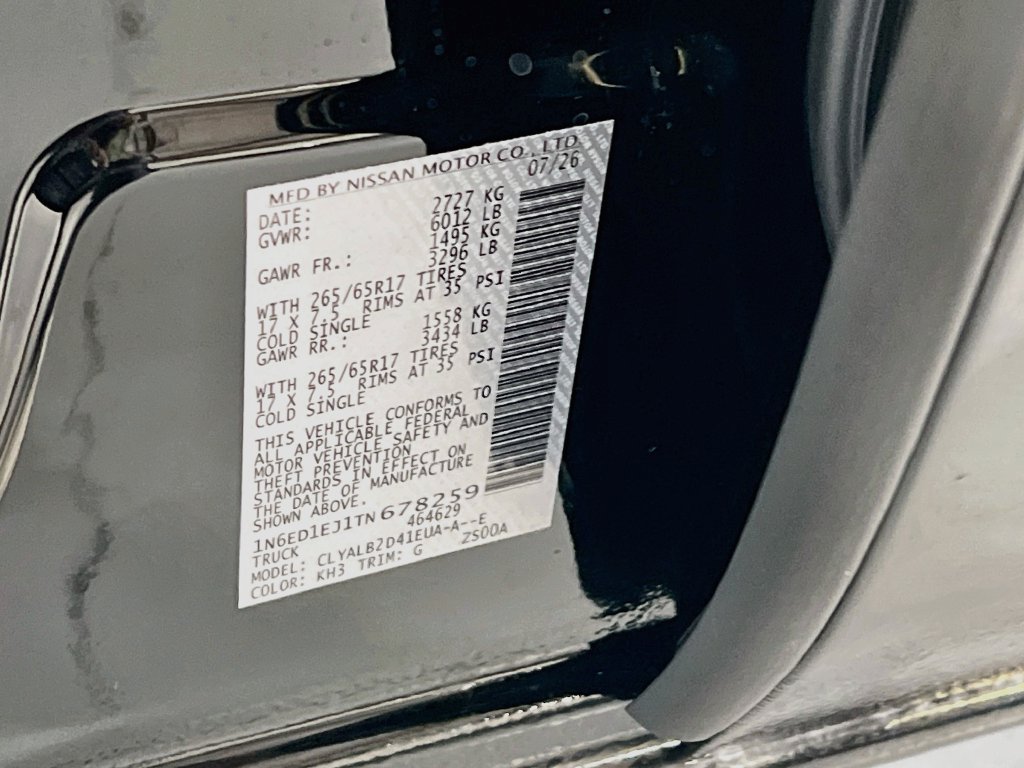 New 2026 Nissan Frontier SV w/ Tow Package RWD image 29