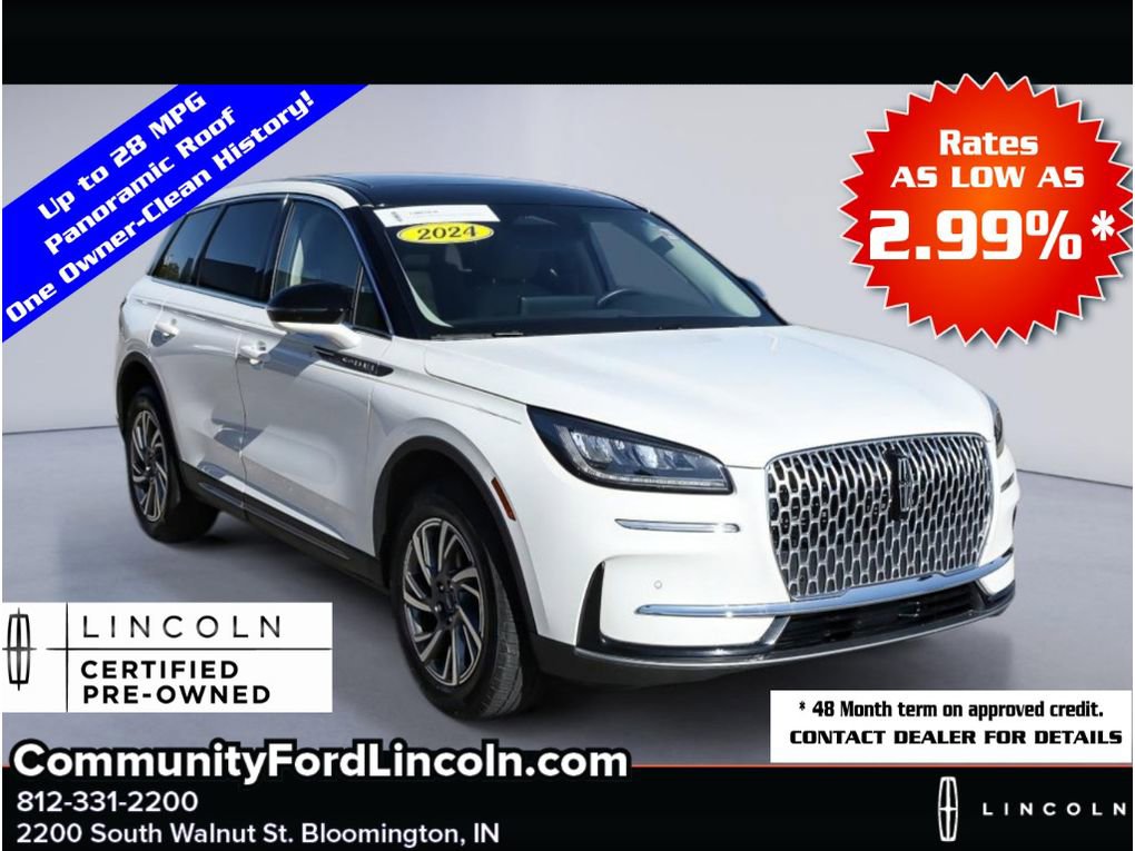 Certified 2024 Lincoln Corsair AWD w/ Equipment Group 101A