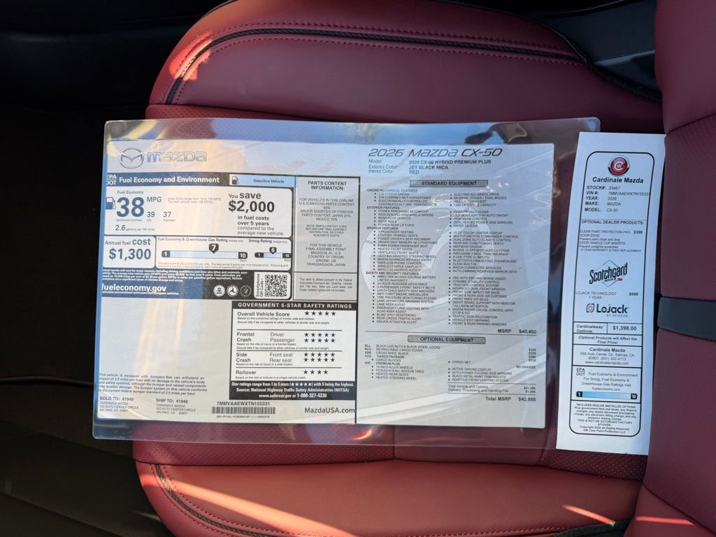 New 2026 MAZDA CX-50 2.5 Hybrid w/ Cargo Package image 34